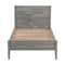 Alaterre Furniture Windsor Panel Wood Twin Bed, Driftwood Gray ANWI1132 - alternate 3